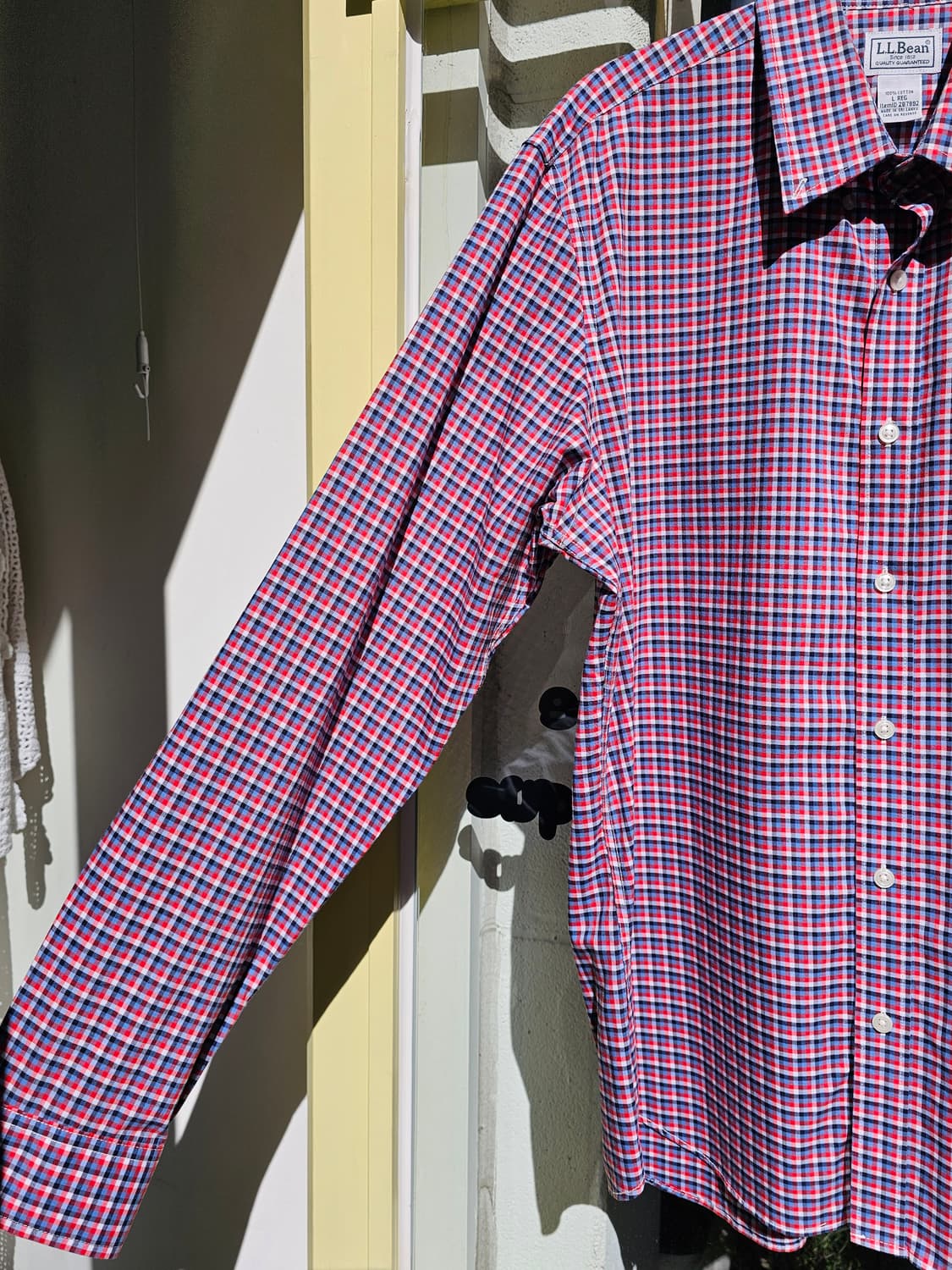L.L.Bean 레드 체크 셔츠 상품이미지3