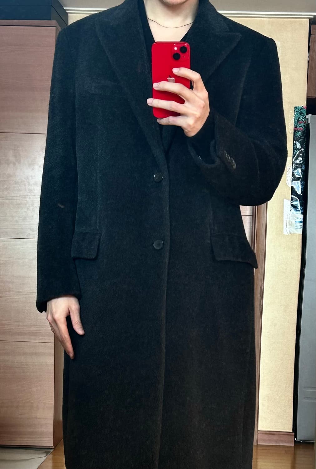 돌체앤가바나 알파카 롱코트 상품이미지3