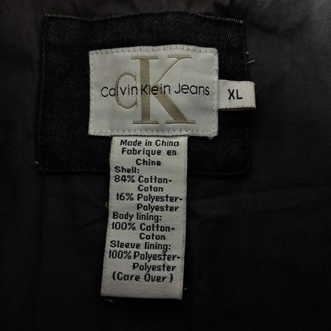 Calvin klein  캘빈 클라인 블랙 캔버스 워크 자켓  상품이미지6