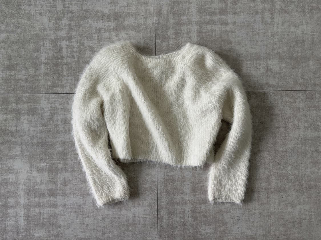 fluffy zip knit 상품이미지2