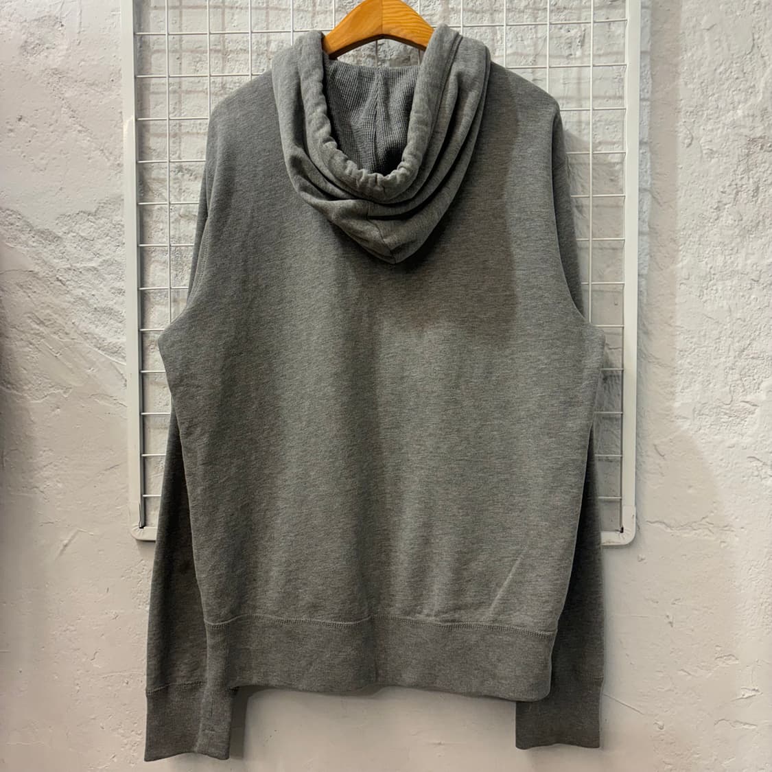 후아유 y2k 그레이 후드집업 L 상품이미지2