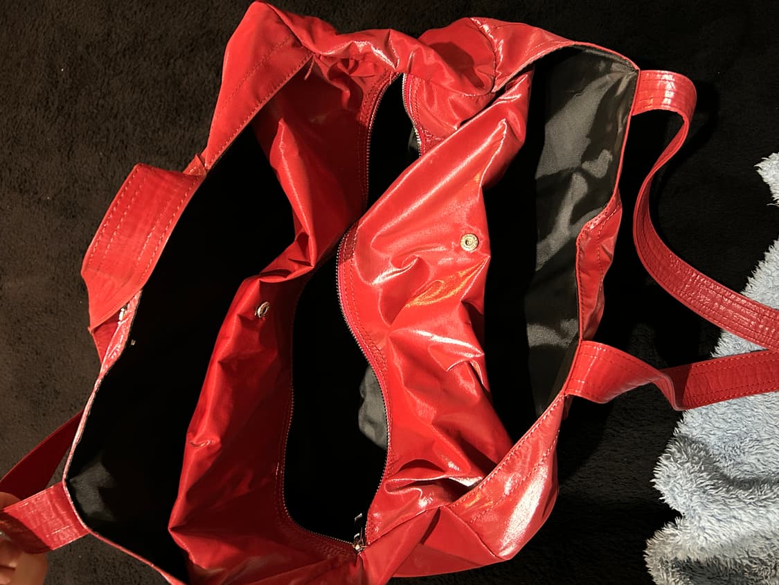 Blackpurple 블랙퍼플 레드 보스턴백 상품이미지4