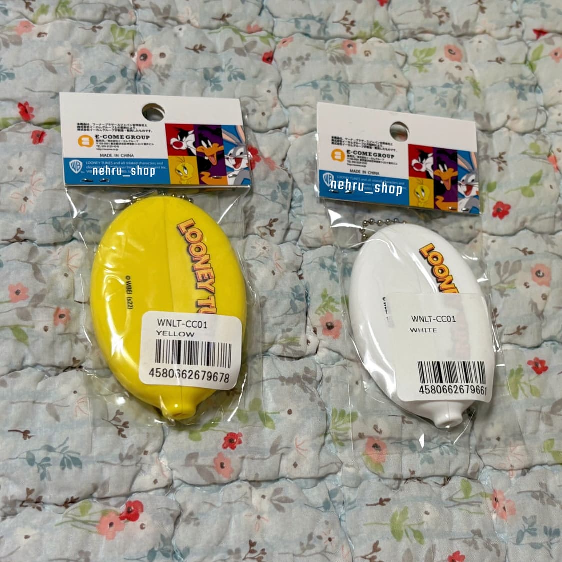 루니툰즈 고전 트위티 동전 엔화 지갑 키링 2종(화이트만 남음) 상품이미지2