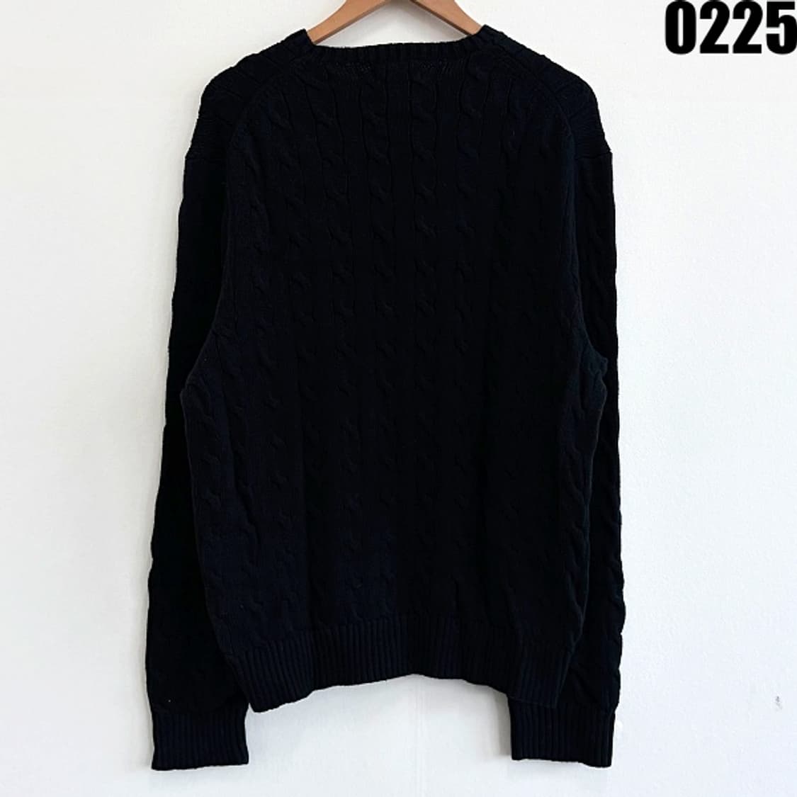 폴로 랄프로렌 꽈배기 케이블 니트 스웨터 XL 0225 상품이미지10