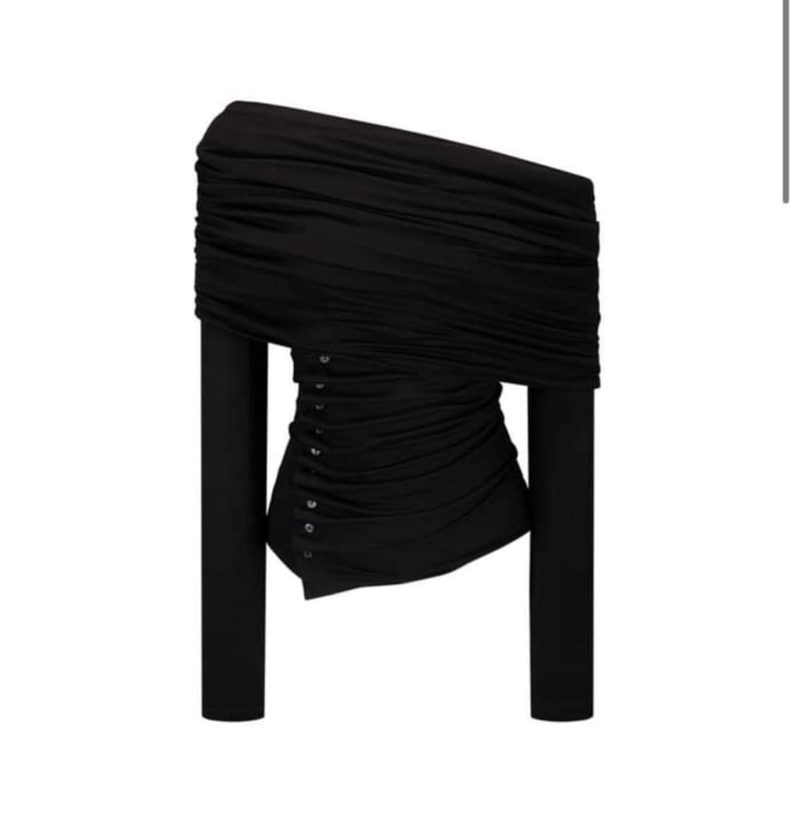 카시코 버튼 롱슬리브 블랙  상품이미지1