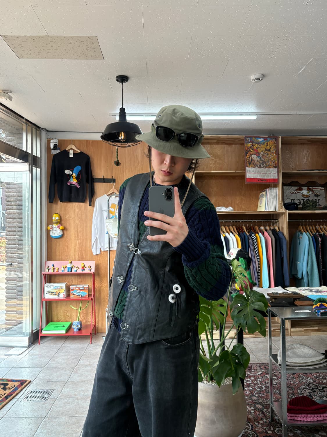 [2XL] High way fireman leather vest 상품이미지10