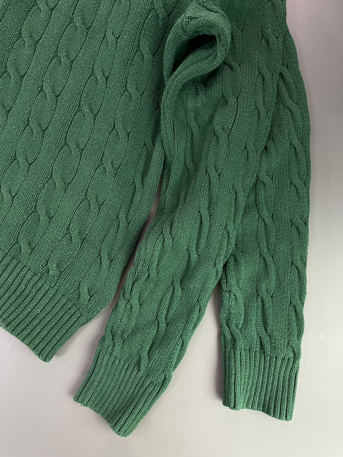 [M] 폴로 랄프로렌 코튼 케이블 꽈배기 니트 상품이미지4