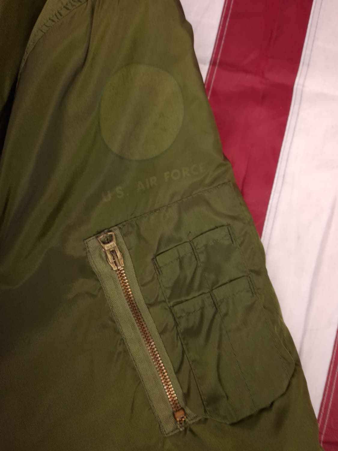 오리지날 90's 미국제조 스피왁 미공군 B-15C 항공자켓 상품이미지4