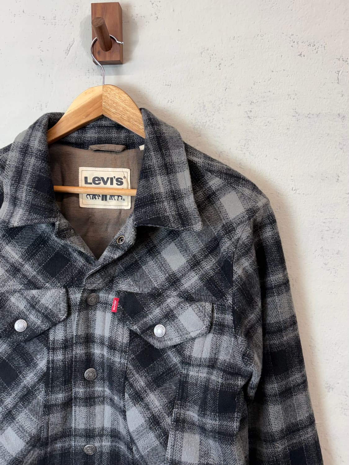 리바이스 플란넬 울 체크 트러커 자켓 상품이미지2