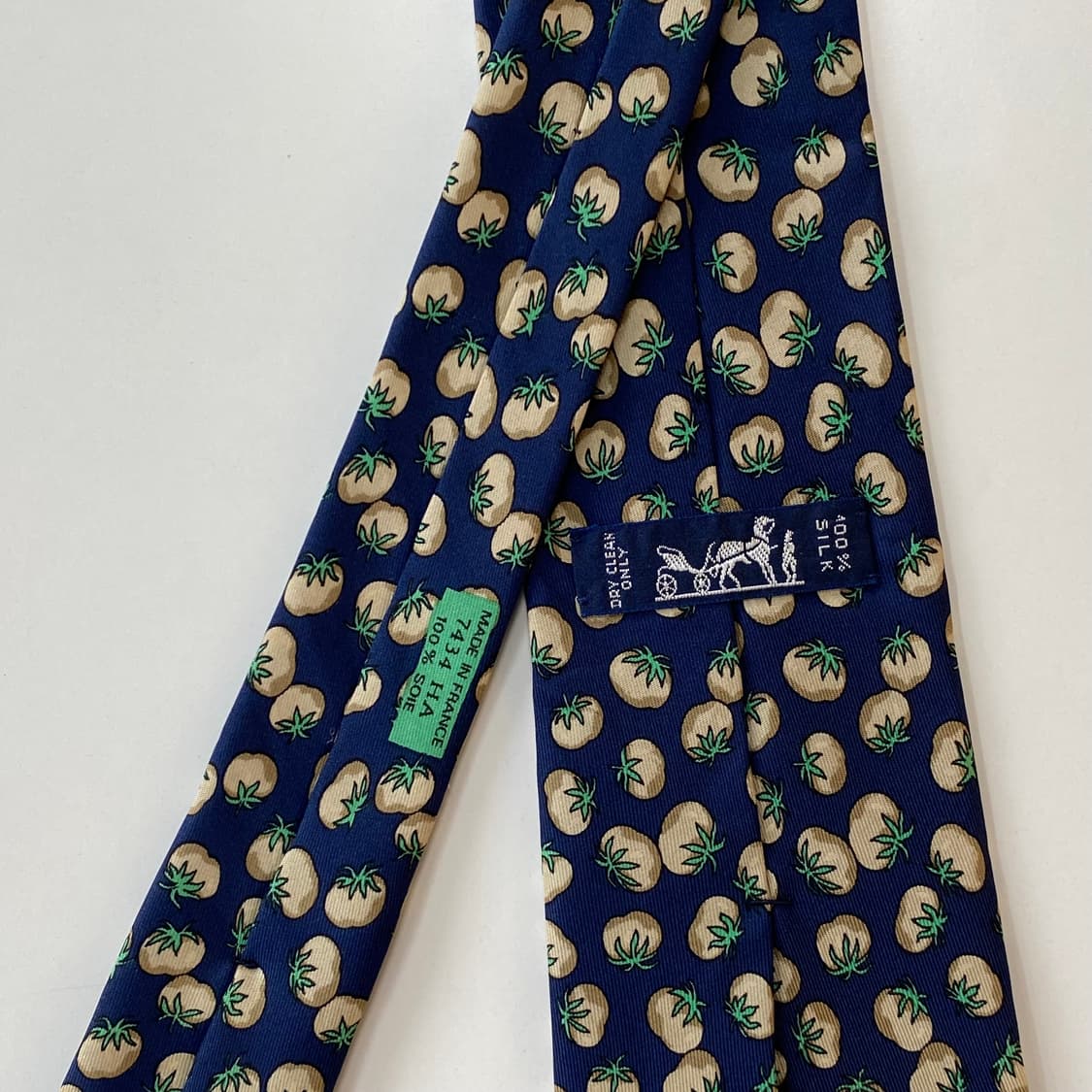 에르메스 정품 넥타이 명품(HERMES) 8.3cm 상품이미지5