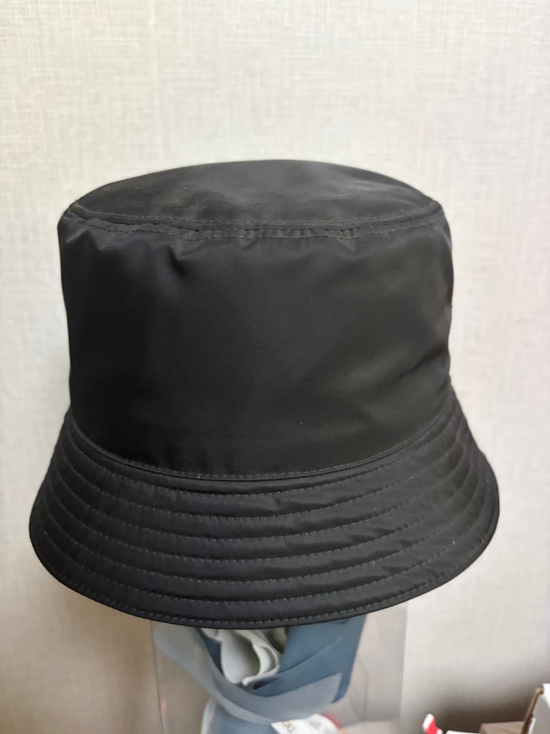 [XL]프라다 리나일론 버킷햇 블랙 상품이미지3