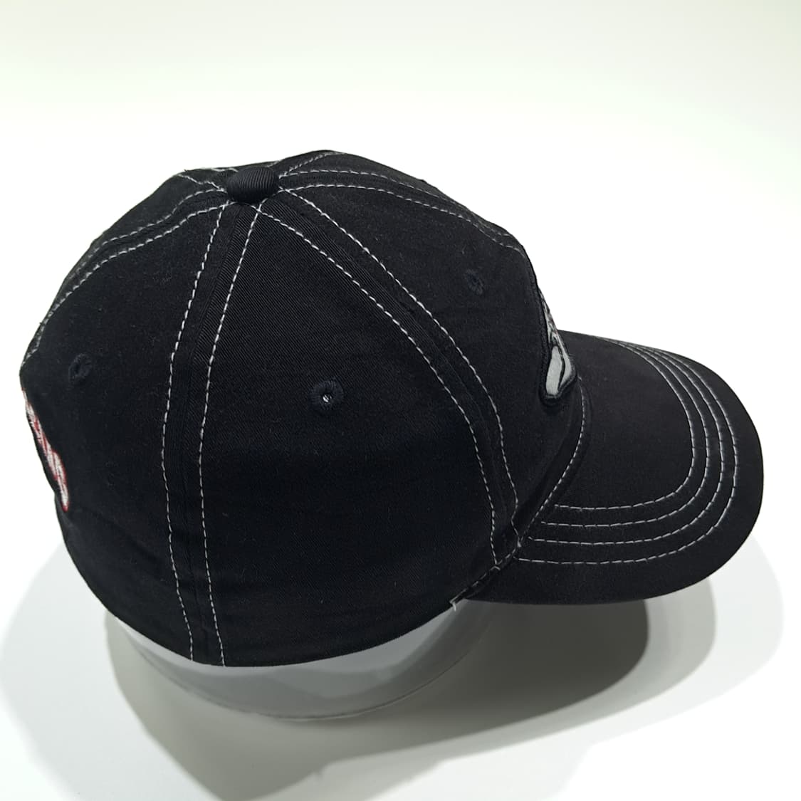 조로켓 레이싱 자수 화이트 스티치 블랙 볼캡 P2068 상품이미지4