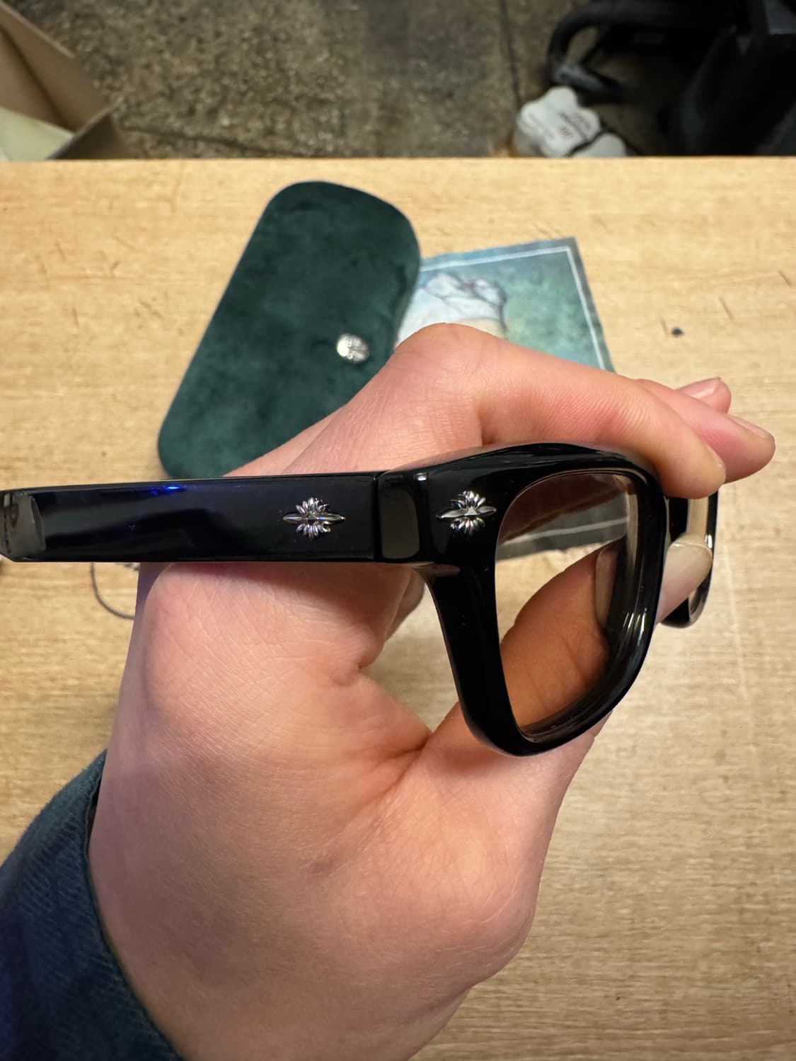 파이살론 PI.SALON INFER 44 블랙 안경 판매 상품이미지5