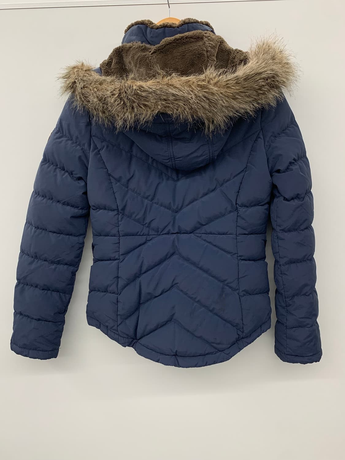 폴로 진스 y2k 네이비 퍼 푸퍼 다운 상품이미지5