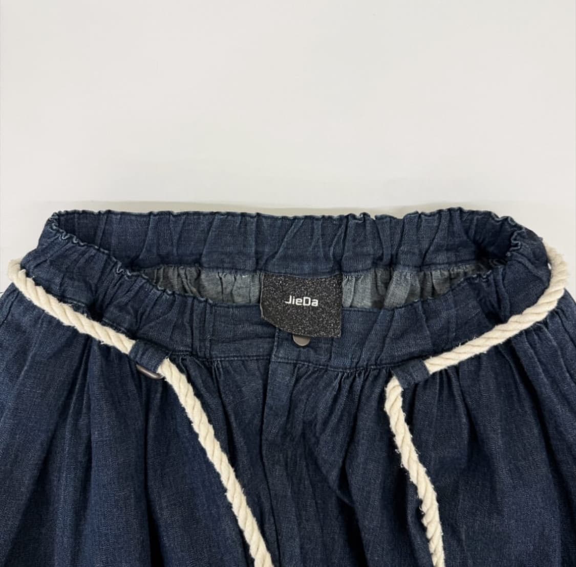 지에다 로프 버뮤다 데님 팬츠 상품이미지3