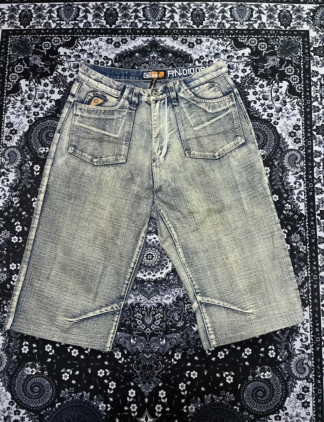 90‘s AKDMKS 아카데믹스 버뮤다 데님팬츠 34 상품이미지2