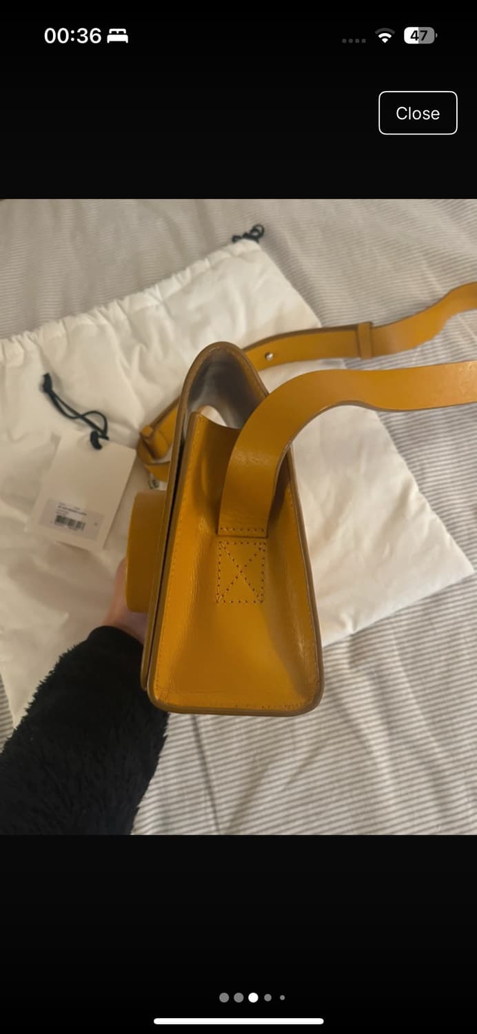 르메르 카메라백 라지 머스터드 상품이미지3