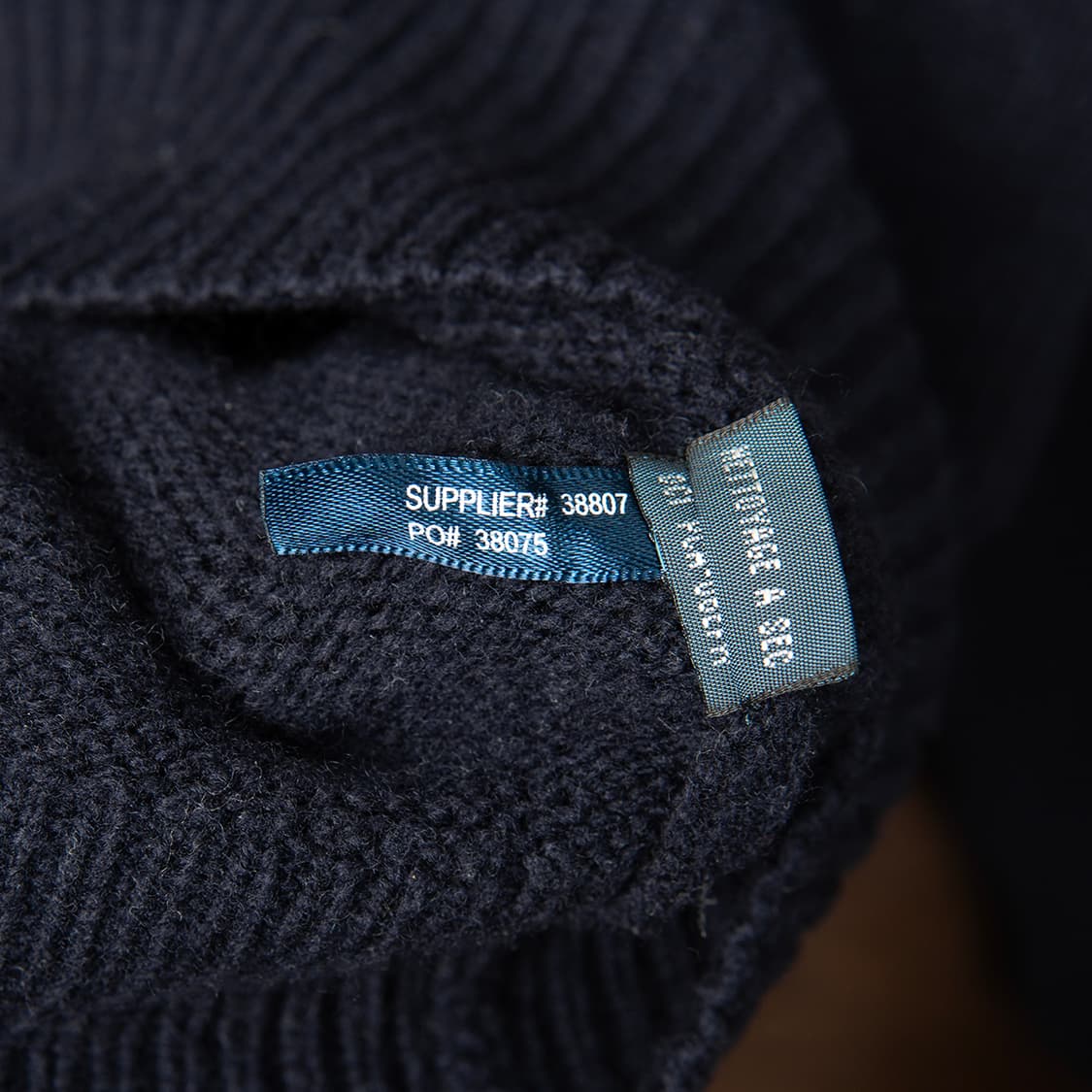 [M] 00s 폴로 랄프로렌 숄카라 니트 쿼터집업 람포지퍼  상품이미지9