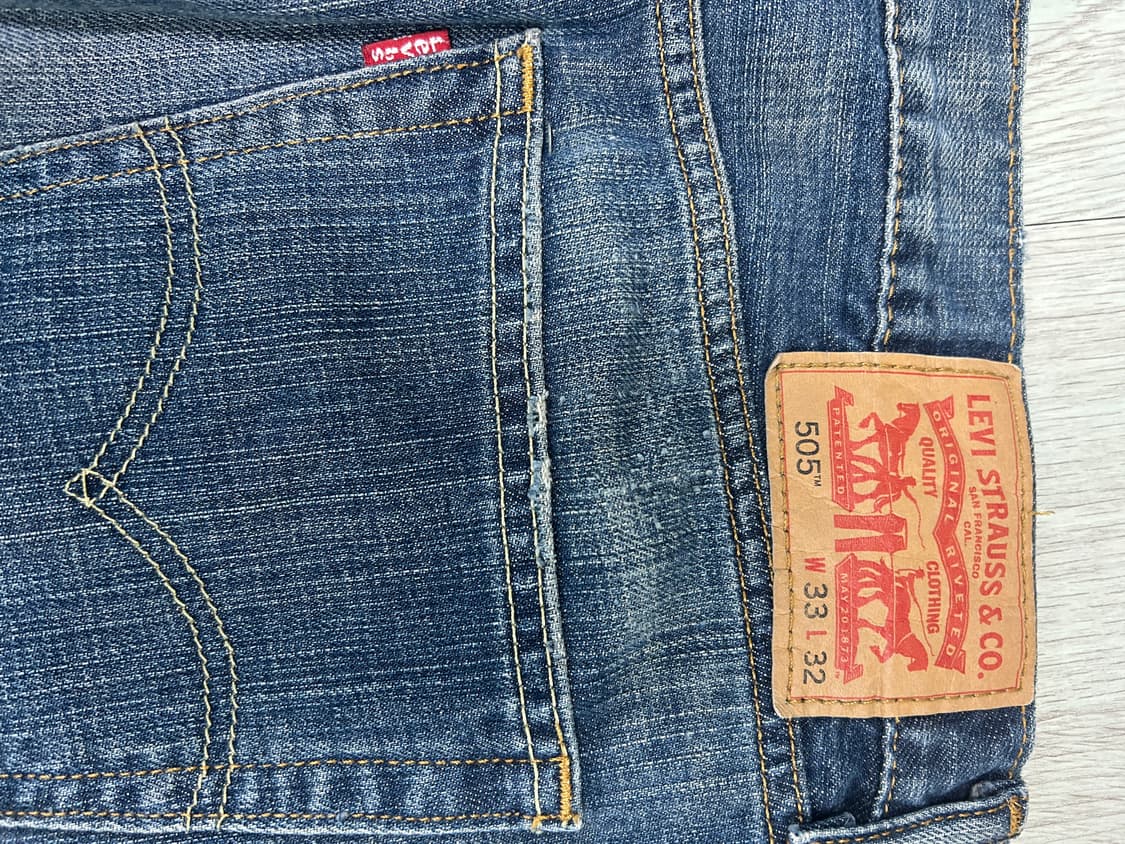 [33x32]리바이스 505 청바지 상품이미지3