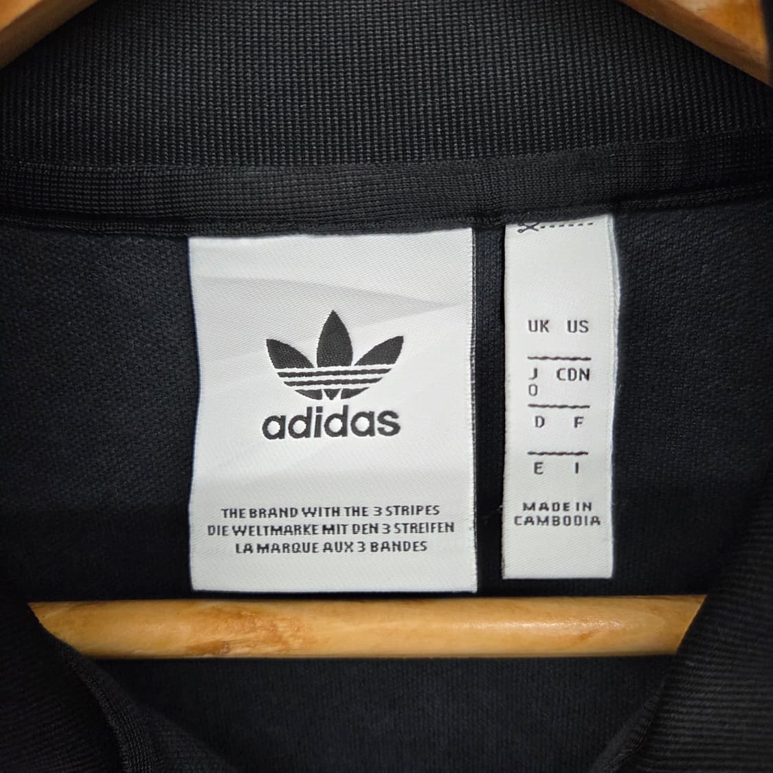 아디다스져지 삼선 트랙탑 블랙 남L 상품이미지5
