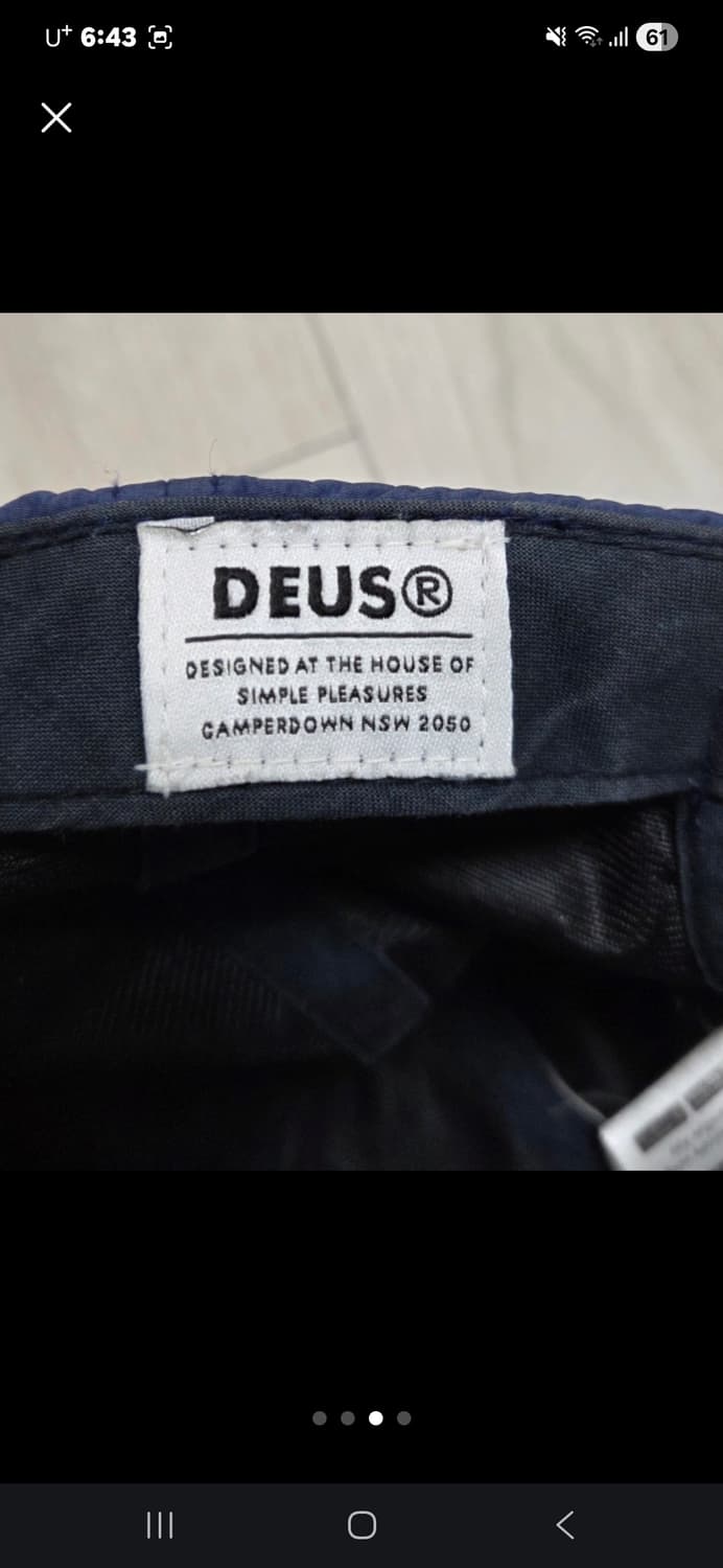 데우스나일론볼캡 상품이미지2