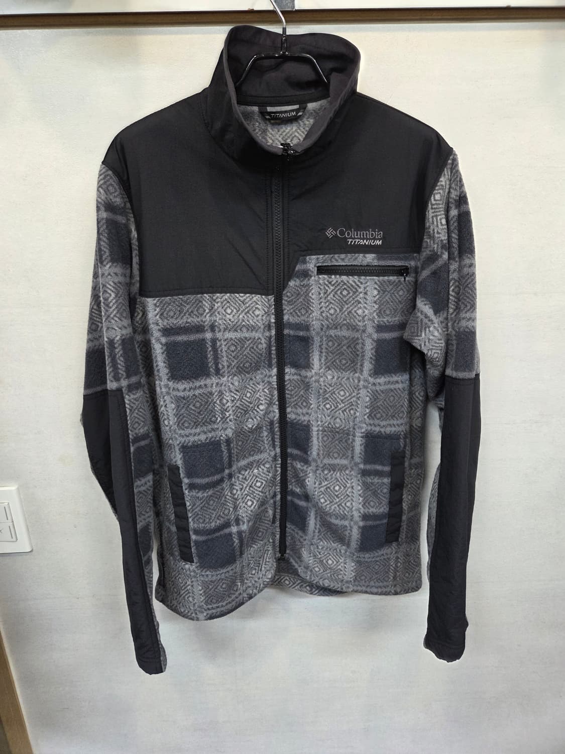 컬럼비아 체크 플리스 우븐자켓 L 상품이미지1