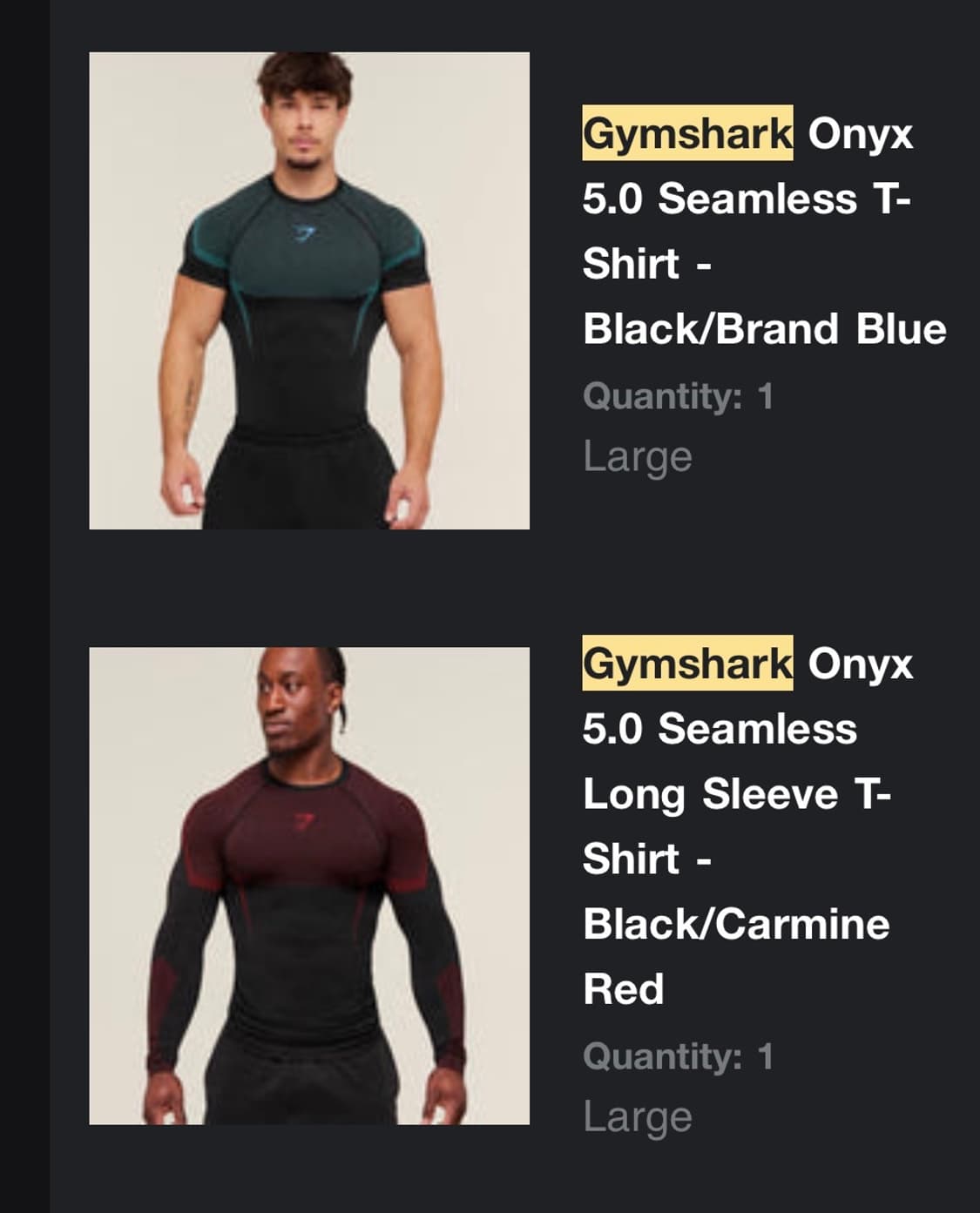 짐샤크 오닉스V5 레드 롱슬리브 판매합니다! 상품이미지2