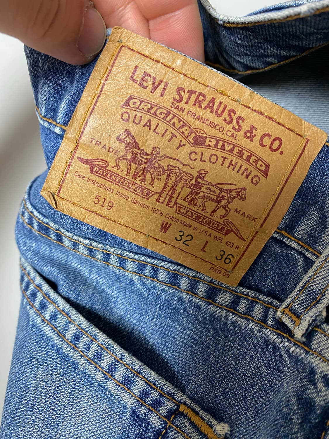 90s usa 리바이스 519 청바지 W32 상품이미지6