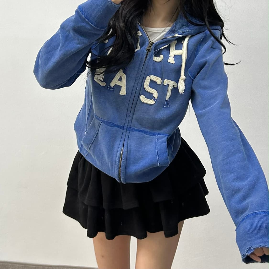 디스이즈네버뎃 그레이 시그니처 스웨트셔츠 후드티(S) 상품이미지1