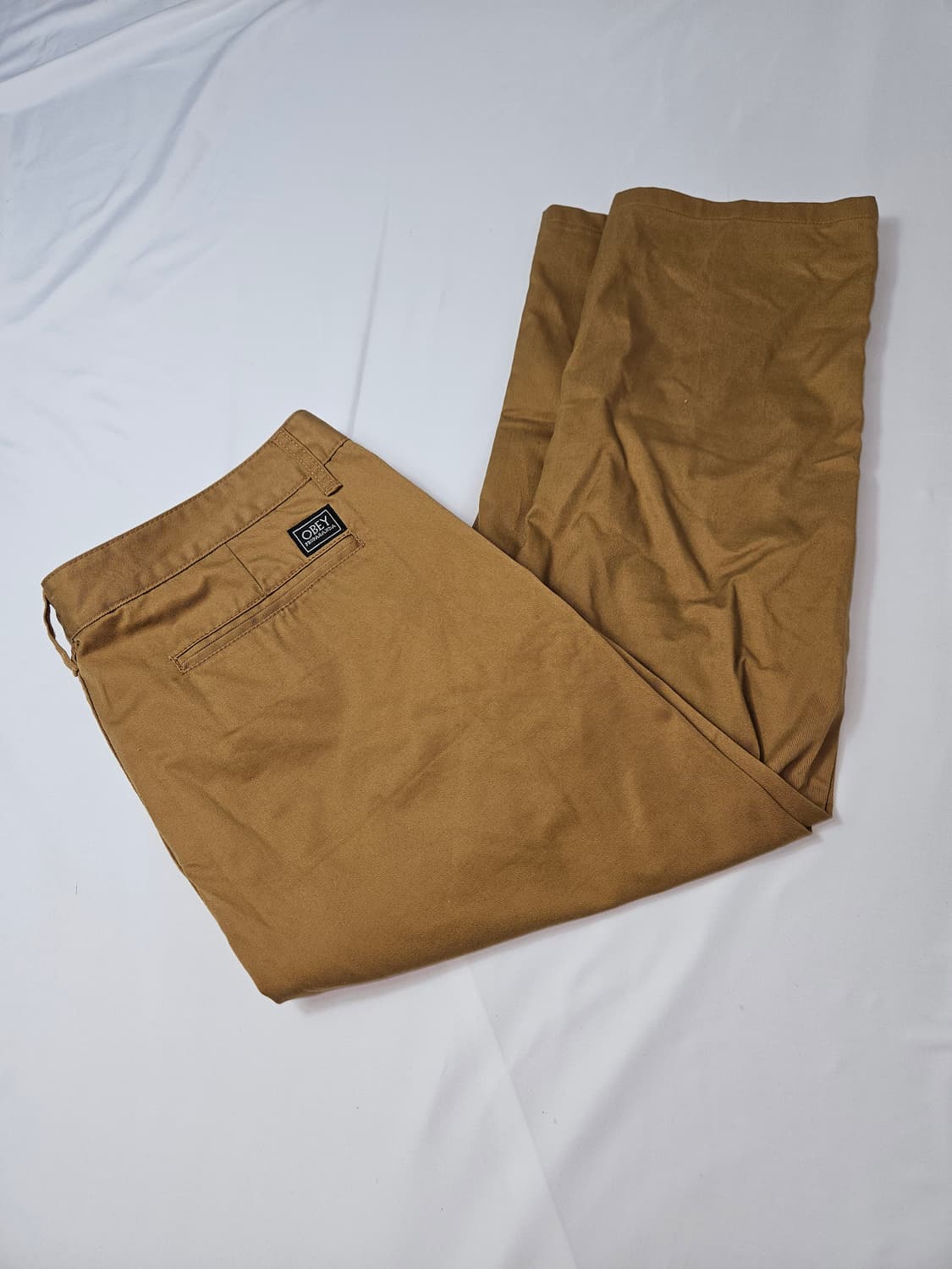 00s 오베이 OBEY 빈티지 워크팬츠 코튼 치노 크롭 38 상품이미지1