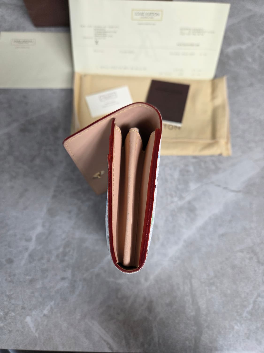 [정품] 루이비통 모노그램 무라카미 사라 장지갑 풀구성  상품이미지7