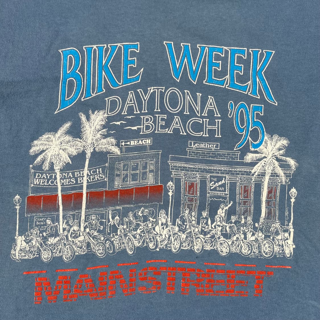 빈티지 1995 데이토나 비치 바이크 위크 반팔 상품이미지5