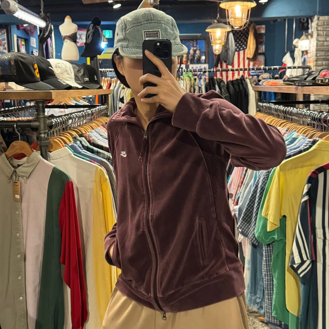 [미친핏] nike 나이키 벨벳 트랙탑 집업 상품이미지2