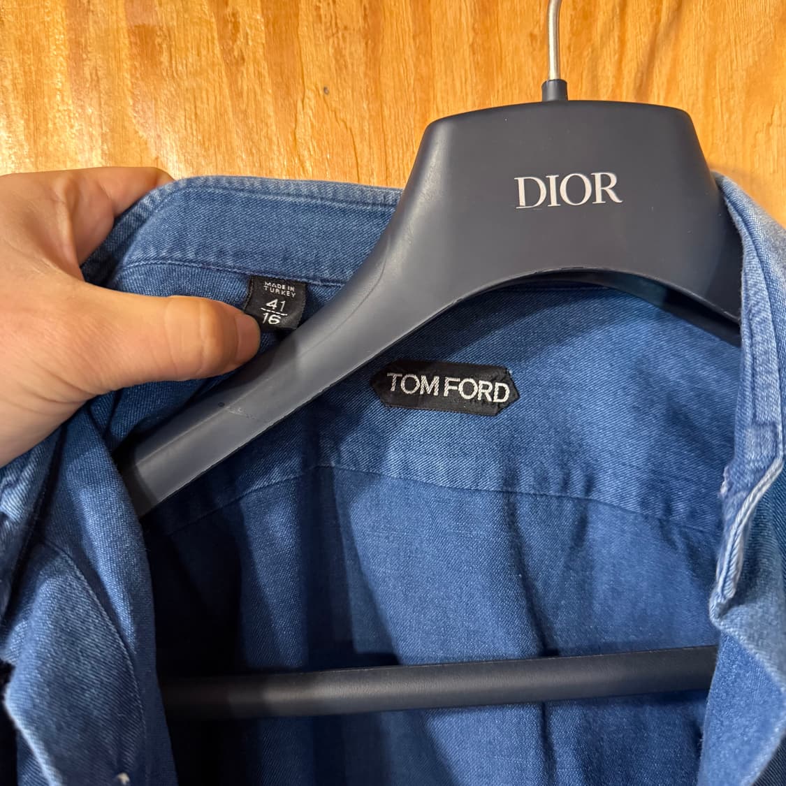 톰포드 데님 셔츠 판매 합니다. 상품이미지3