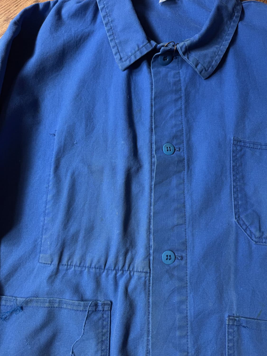 [XL]90's 더티워싱 프렌치 워크자켓 상품이미지3