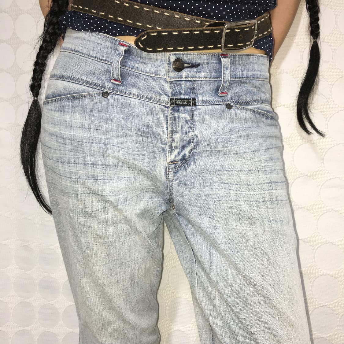 마리떼 프랑소와 저버 라이트 블루 데님 팬츠 상품이미지3
