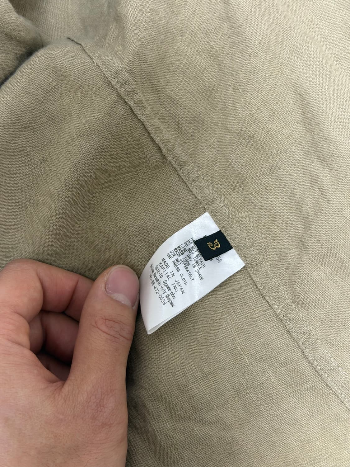 캐피탈 린넨 셔츠 3 상품이미지4