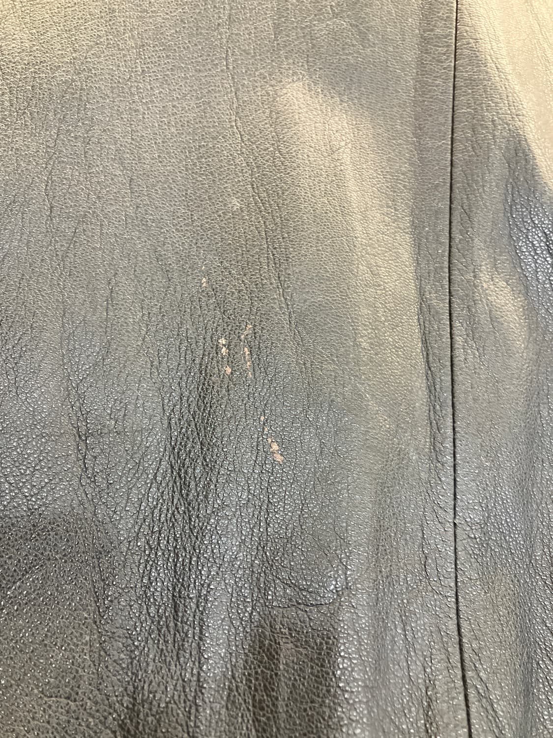 VTG 빈티지 레더 블루종 L 상품이미지8