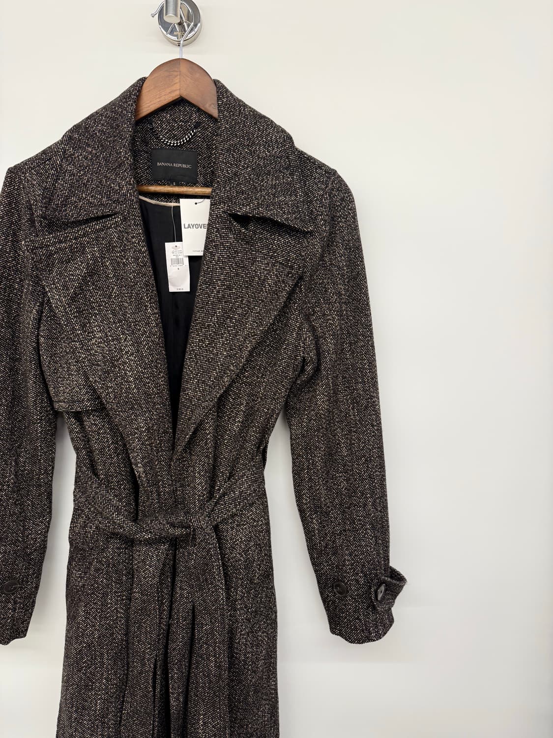 바나나 리퍼블릭 해링본 울코트 상품이미지7