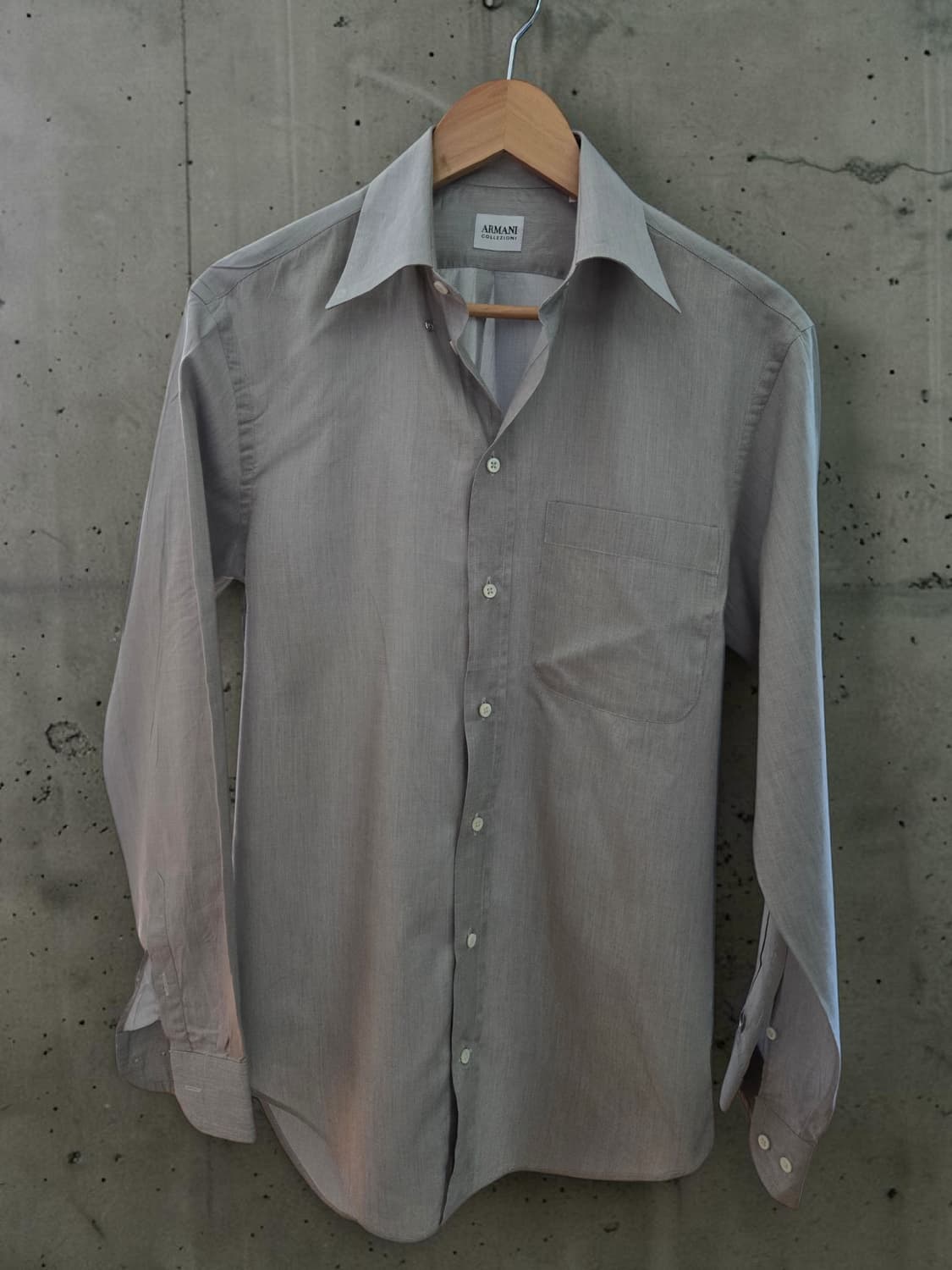 아르마니 꼴레지오니 고급 그레이 셔츠 / 자켓 이너용 상품이미지1