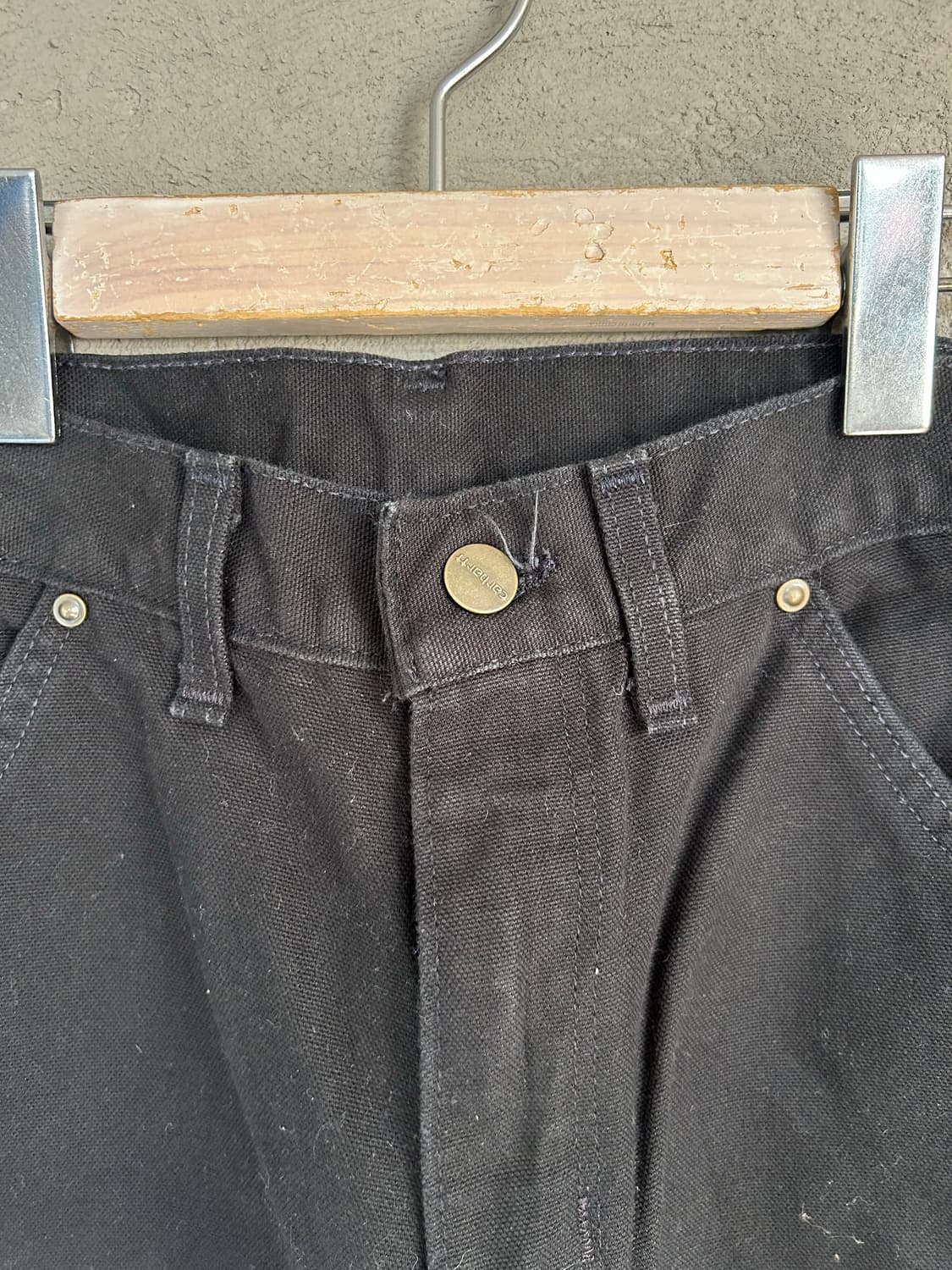 칼하트 더블니 블랙팬츠 상품이미지3