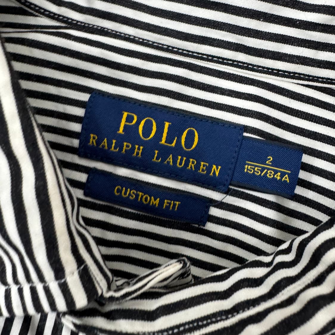 여성용 44 폴로 랄프로렌 커스텀핏 스트라이프 남방 셔츠  상품이미지4