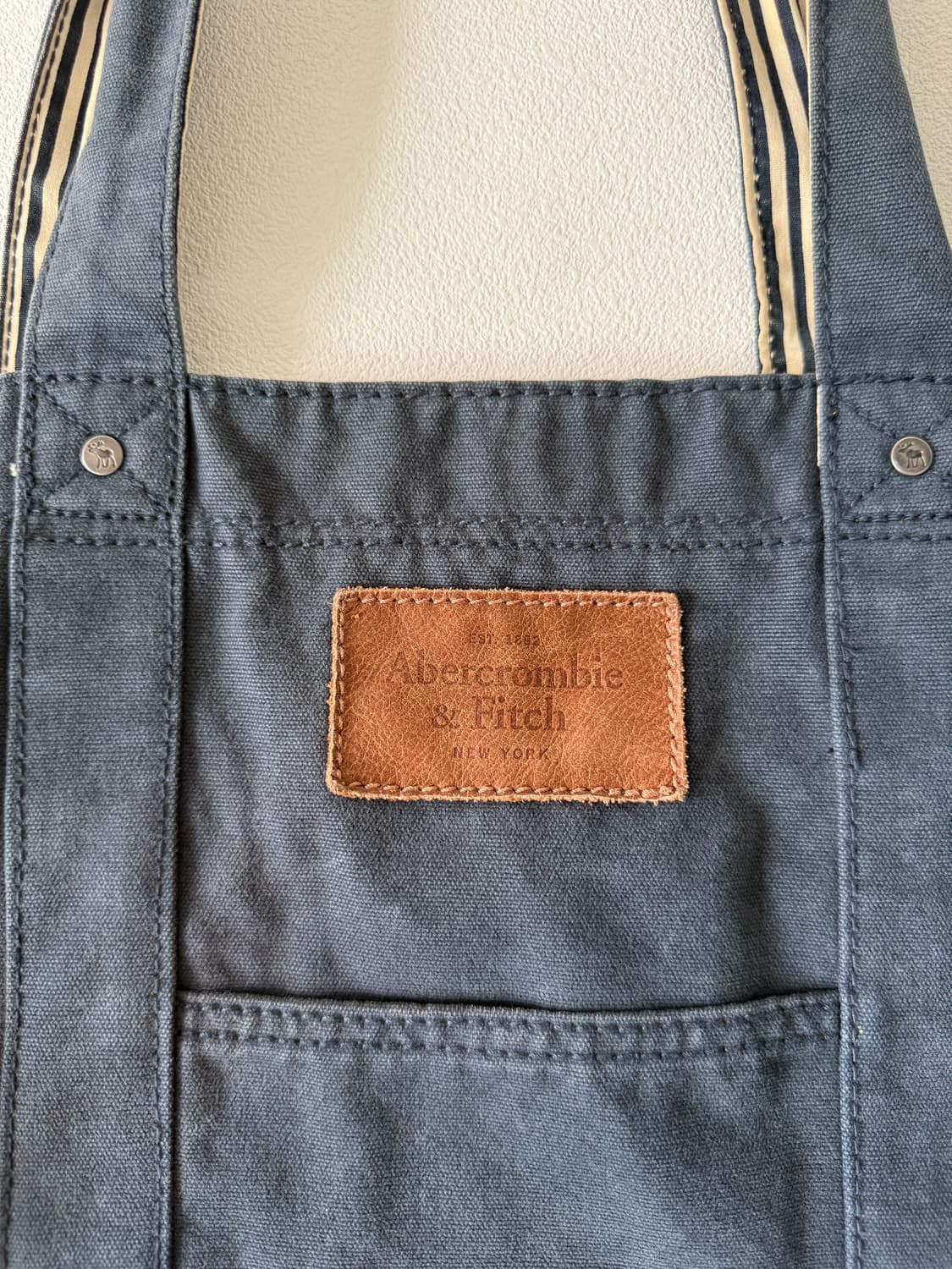 아베크롬비(Abercrombie & Fitch) 코튼 토트백 상품이미지3