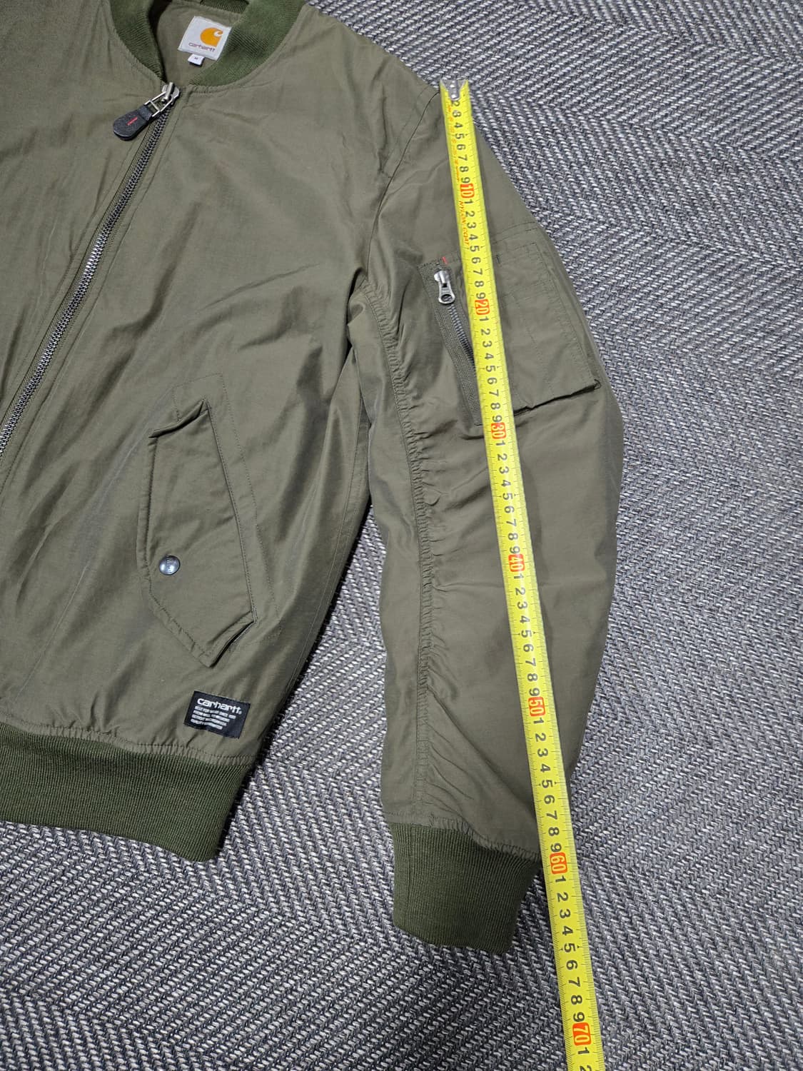 칼하트 WIP MA-1 봄버 자켓 카키 상품이미지8