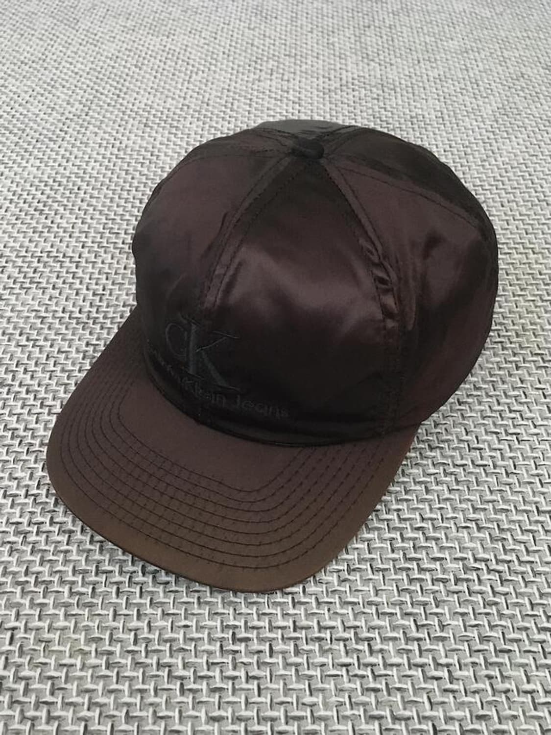90s USA made Glossy brown ballcaps 상품이미지1