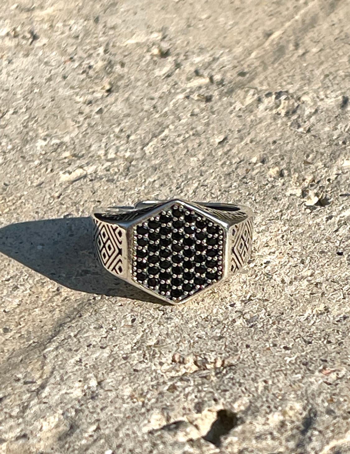 오닉스 실버 시그넷 링 (Sterling Silver 925) 상품이미지1