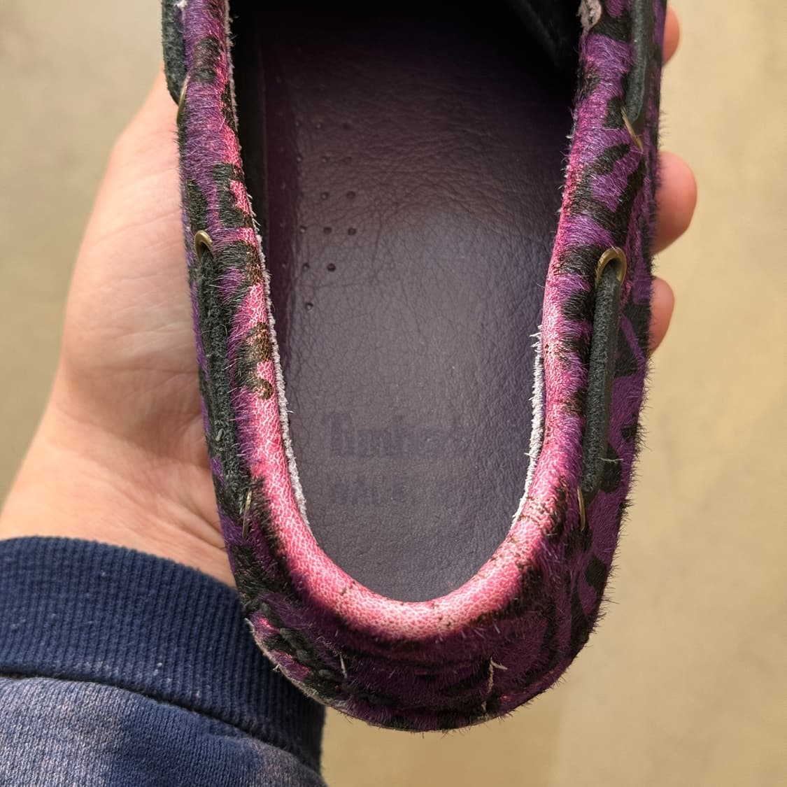 와코마리아 팀버랜드 레오파드 클래식 보트 슈즈 상품이미지5