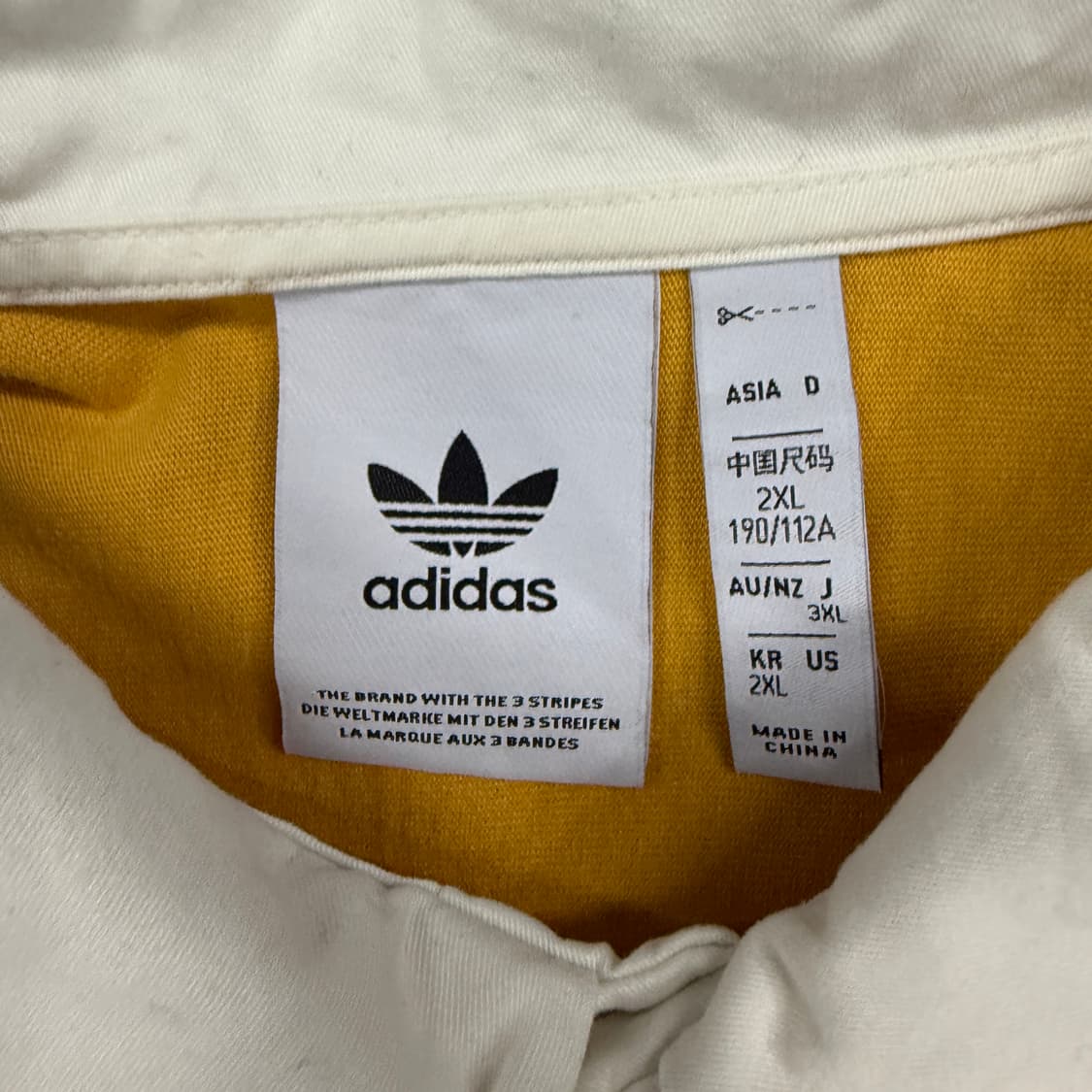 (XXL)아디다스 ADIDAS 스트라이프 럭비티셔츠 상품이미지2