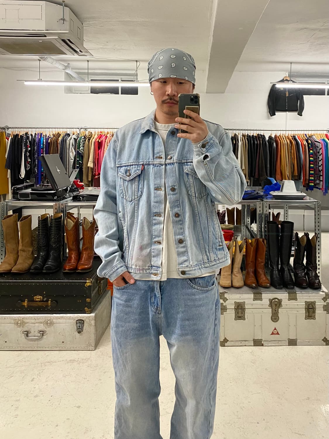 90s LEVI'S denim jacket 90년대 리바이스 데님자켓 상품이미지1