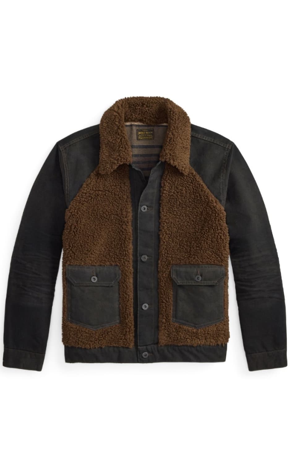 RRL 그리즐리 데님 캔버스 자켓 (M) 상품이미지1